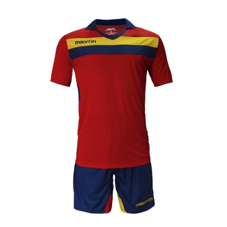 Uniforme Fútbol Génova Macron Azul Marino-Blanco-2