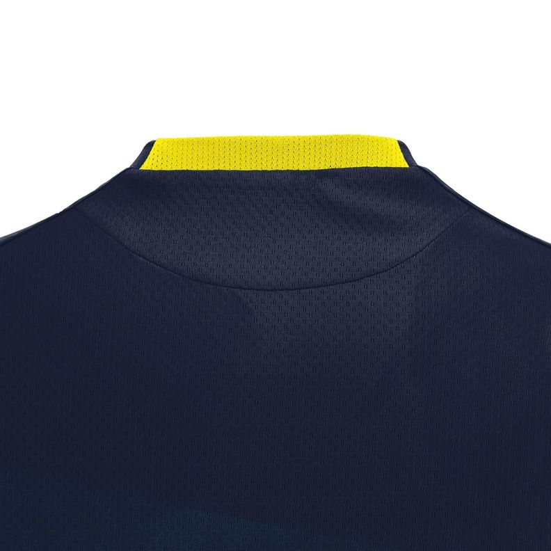 Polera Shedir Macron Hombre Azul Marino-Amarillo-4