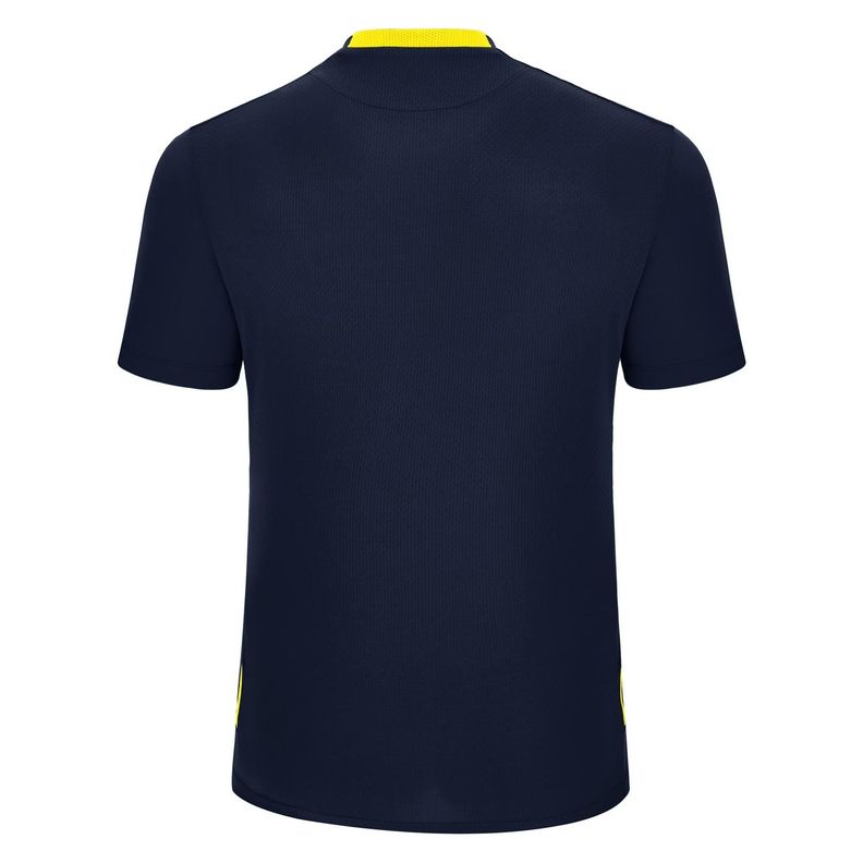 Polera Shedir Macron Hombre Azul Marino-Amarillo-5