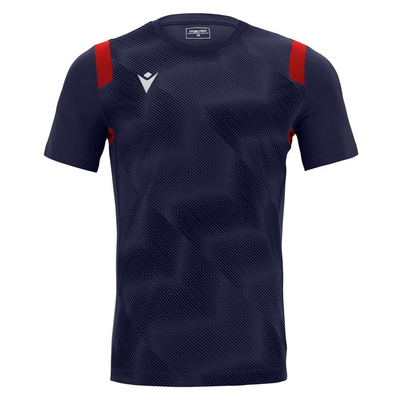 Polera Macron Rodders Hombre Azul Marino-Rojo-0