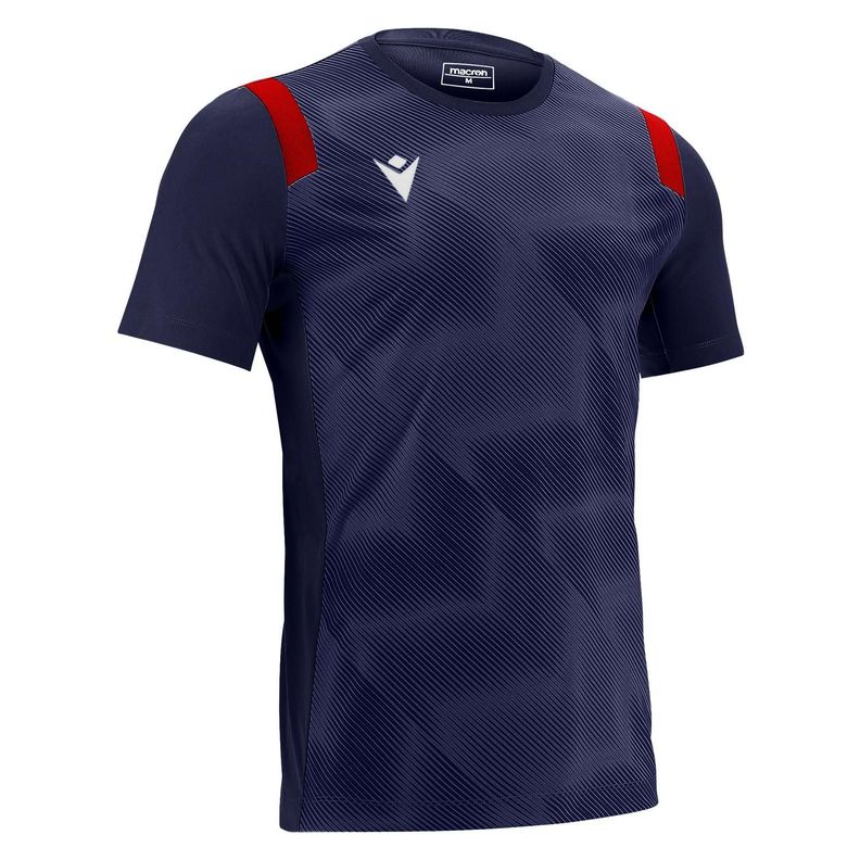 Polera Macron Rodders Hombre Azul Marino-Rojo-1