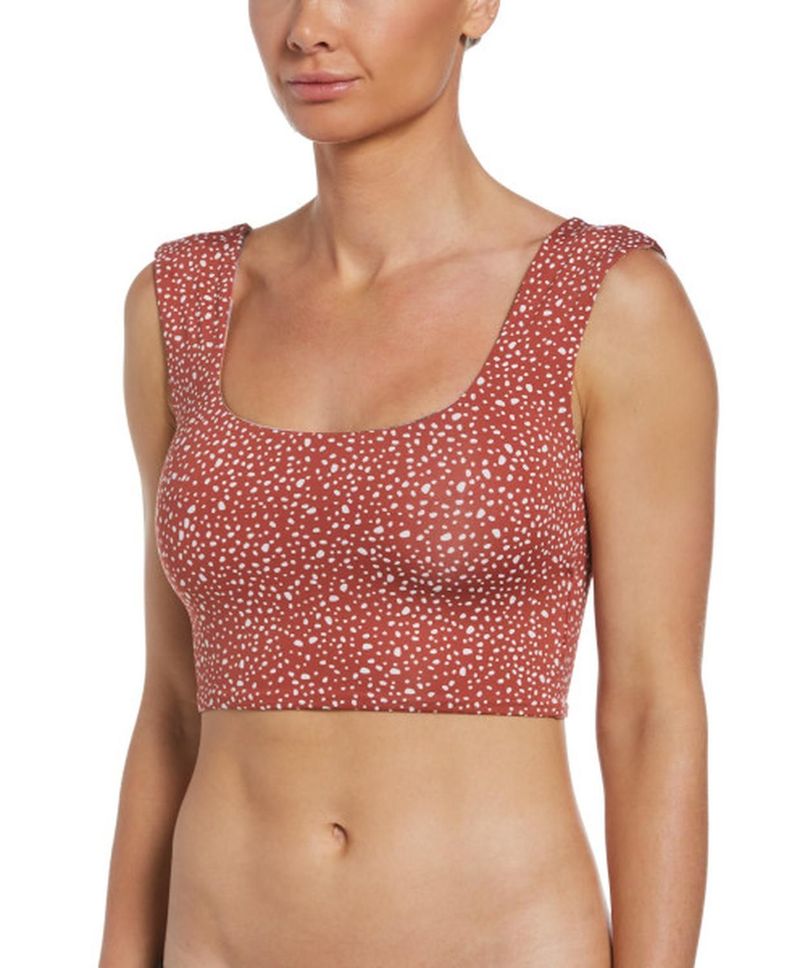 Crop Top Reversible NESSC318 Nike Swim Café-0