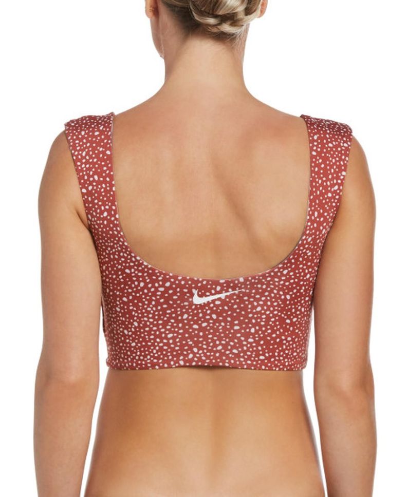 Crop Top Reversible NESSC318 Nike Swim Café-1