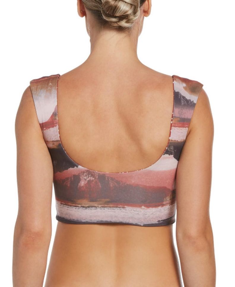 Crop Top Reversible NESSC318 Nike Swim Café-3