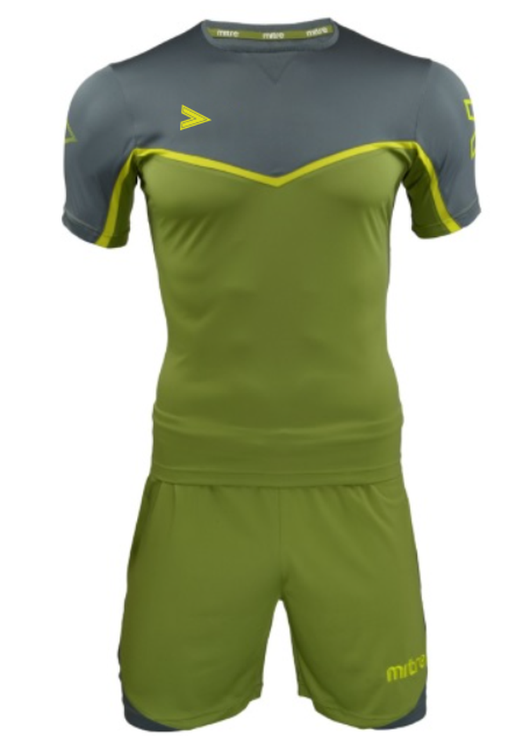 uniforme de futbol Chelsea Delta hombre mitre Verde Gris-0