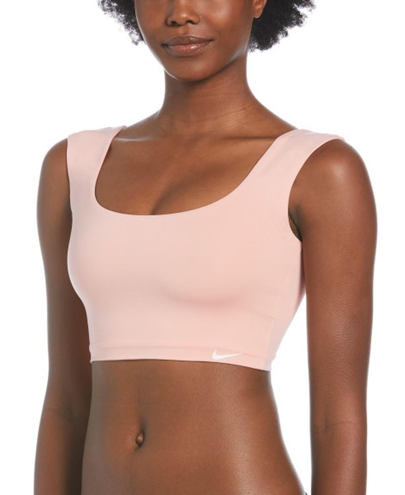 Crop Top NESSC235 Nike Swim Coral-0