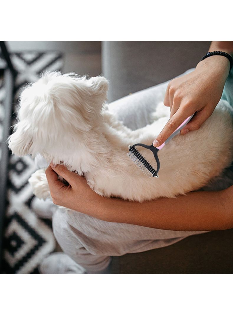 Cepillo Deslanador Quita Nudo Para Perros y Gatos Pequeño -2