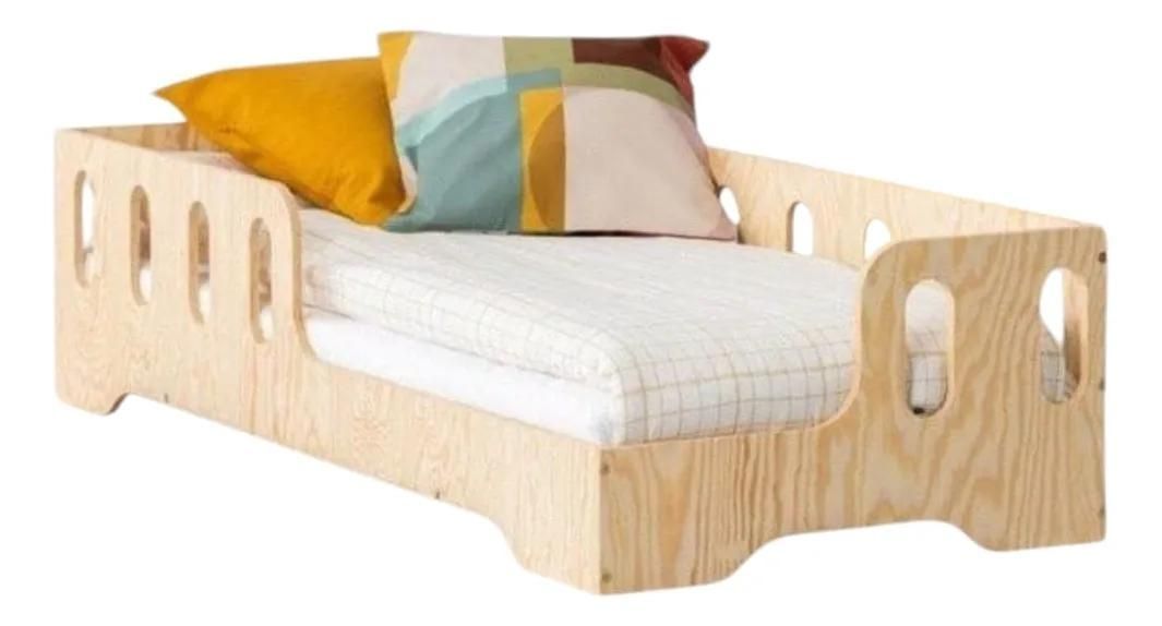 Cama Infantil Agustina Estilo Montessori Plaza media