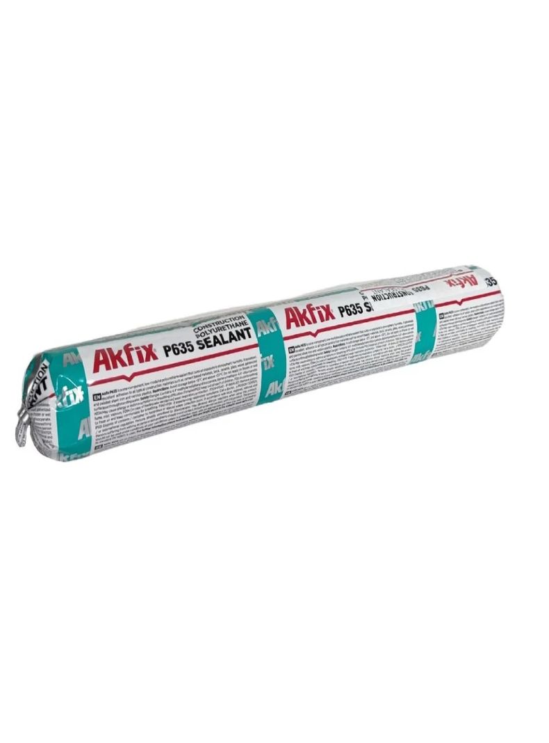 Sellador Poliuretano Blanco P635 Akfix 600ml Int Y Ext Const