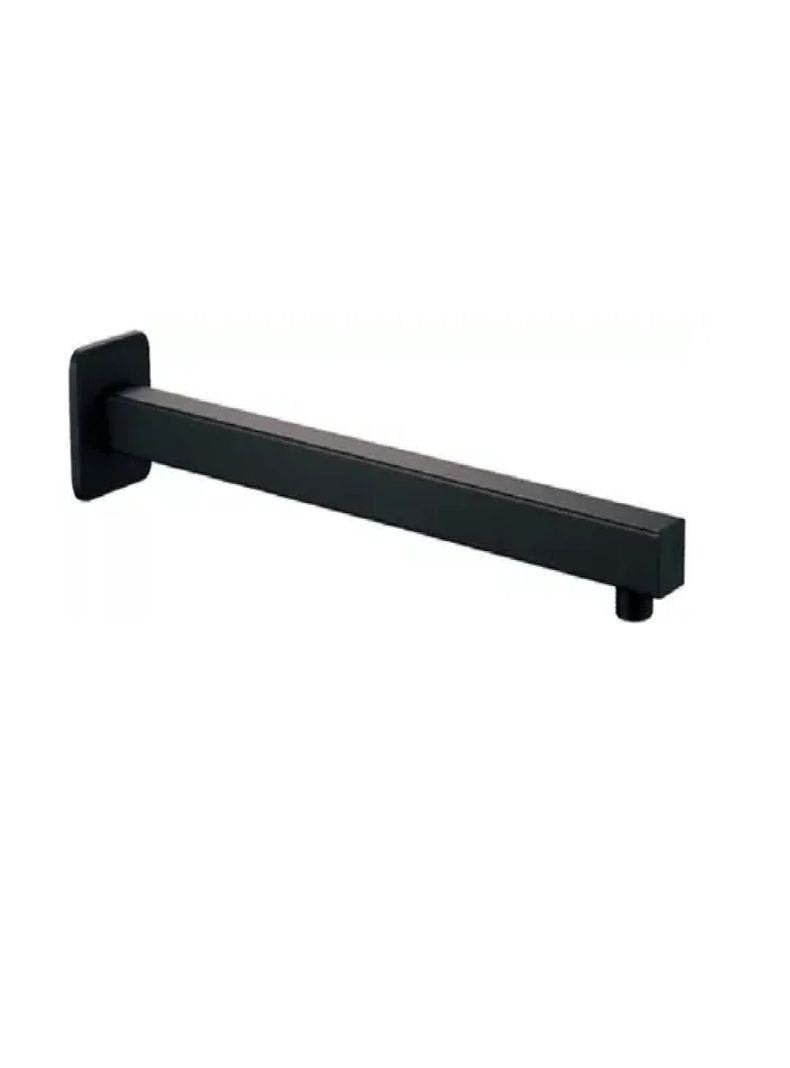 Brazo De Ducha 40 Cms Negro Mate Acero Inox Schwartz Taumm