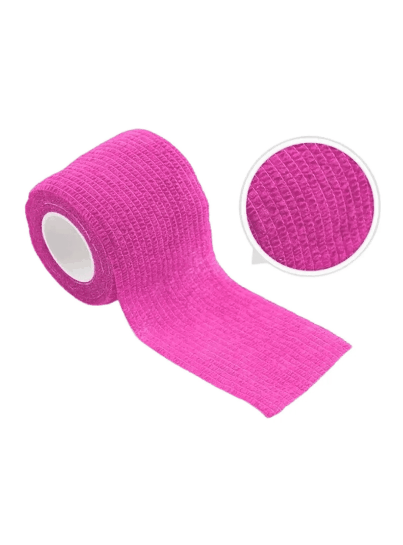 Venda Coban Cinta Para Vendaje Deportes 10cmx4 5m Fucsia