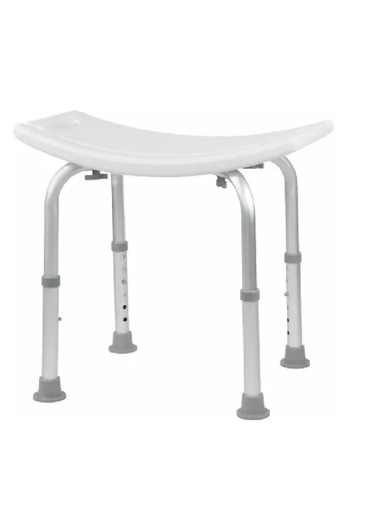 Silla Asiento Ducha Seguridad Piso Bano Regulable Taumm Blanco