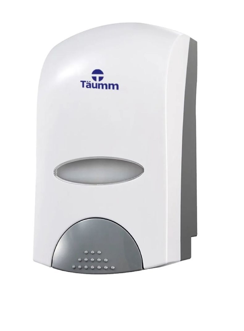 Dispensador Jabon Liquido Al Muro 500ml Blanco Taumm