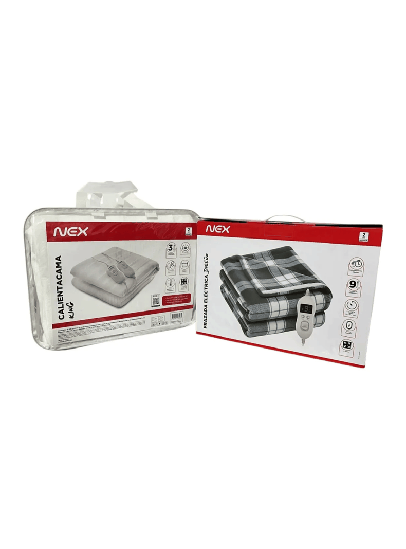 Pack Nex Calientacama King Frazada Electrica 110w