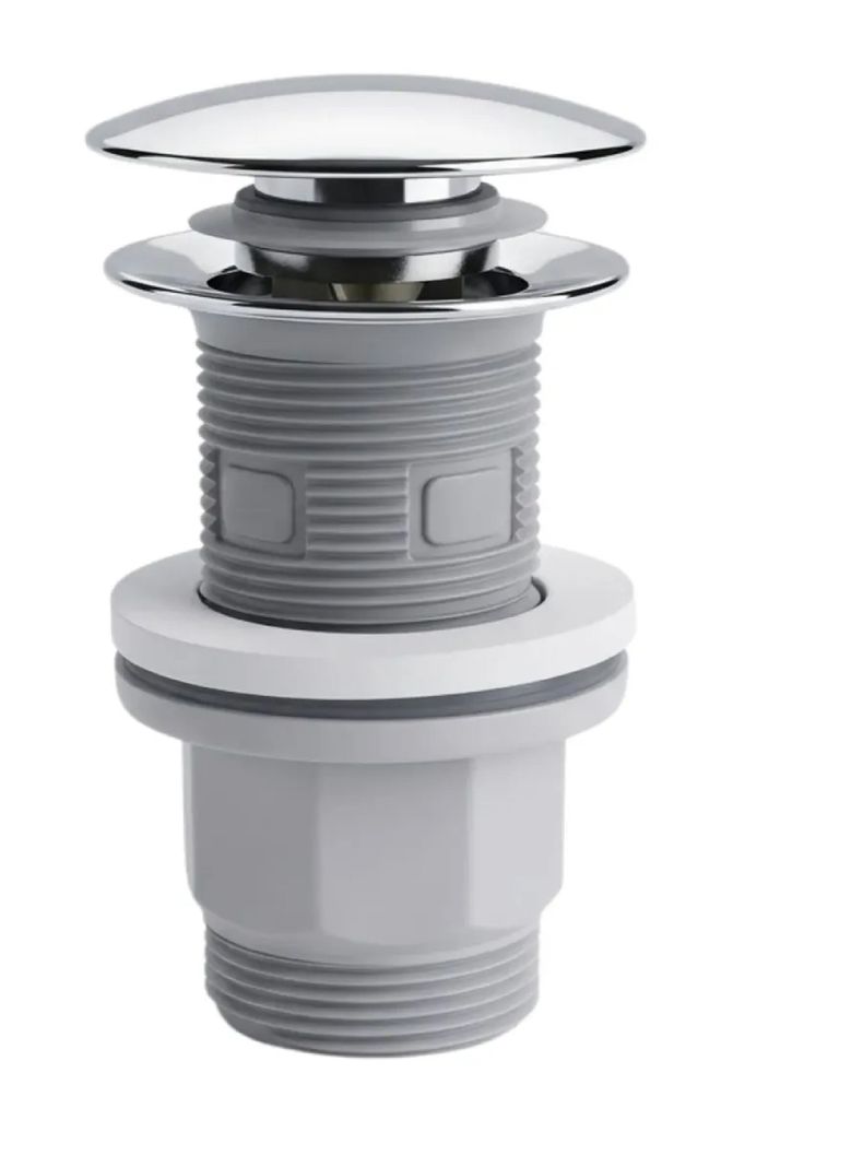 Desague Lavatorio 1 1/4 Tapon Automatico Push Cromado