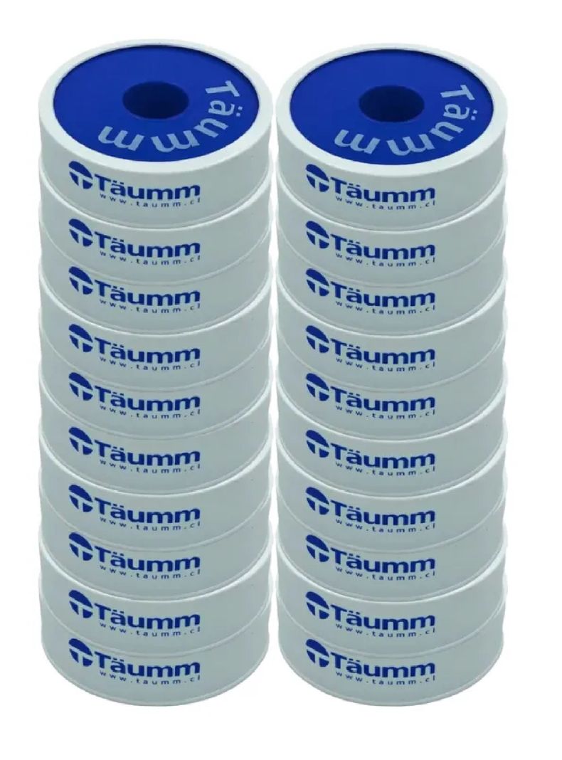 Cinta Teflon Agua Jumbo 3/4 Taumm 50mts Pack X 20