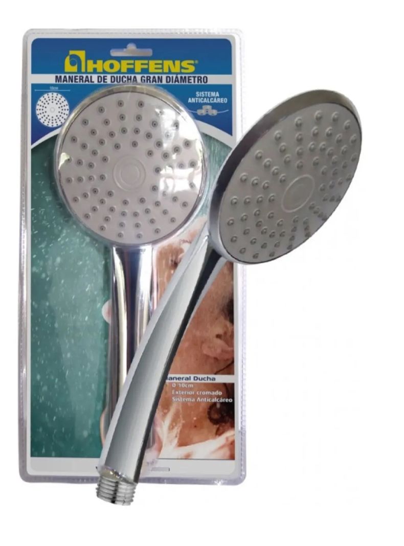 Mango De Ducha Telefono Gran Diametro 10cm Cromado Lluvia