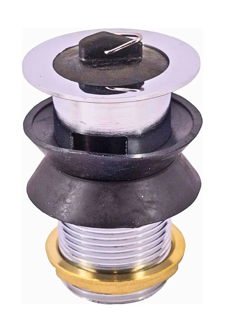 Desague Para Lavatorio Y Bidet 1 1/4 Taumm Laton Y Cromo
