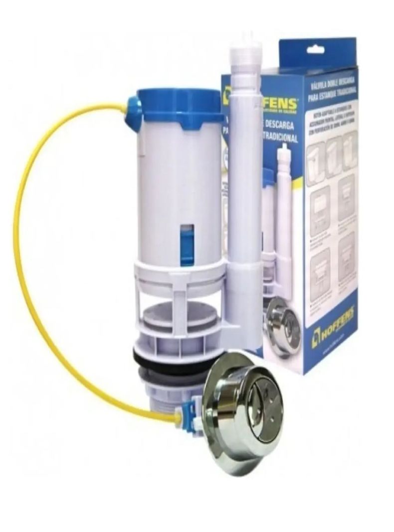 Valvula Doble Descarga Universal Boton Adaptable 38/48/58mm