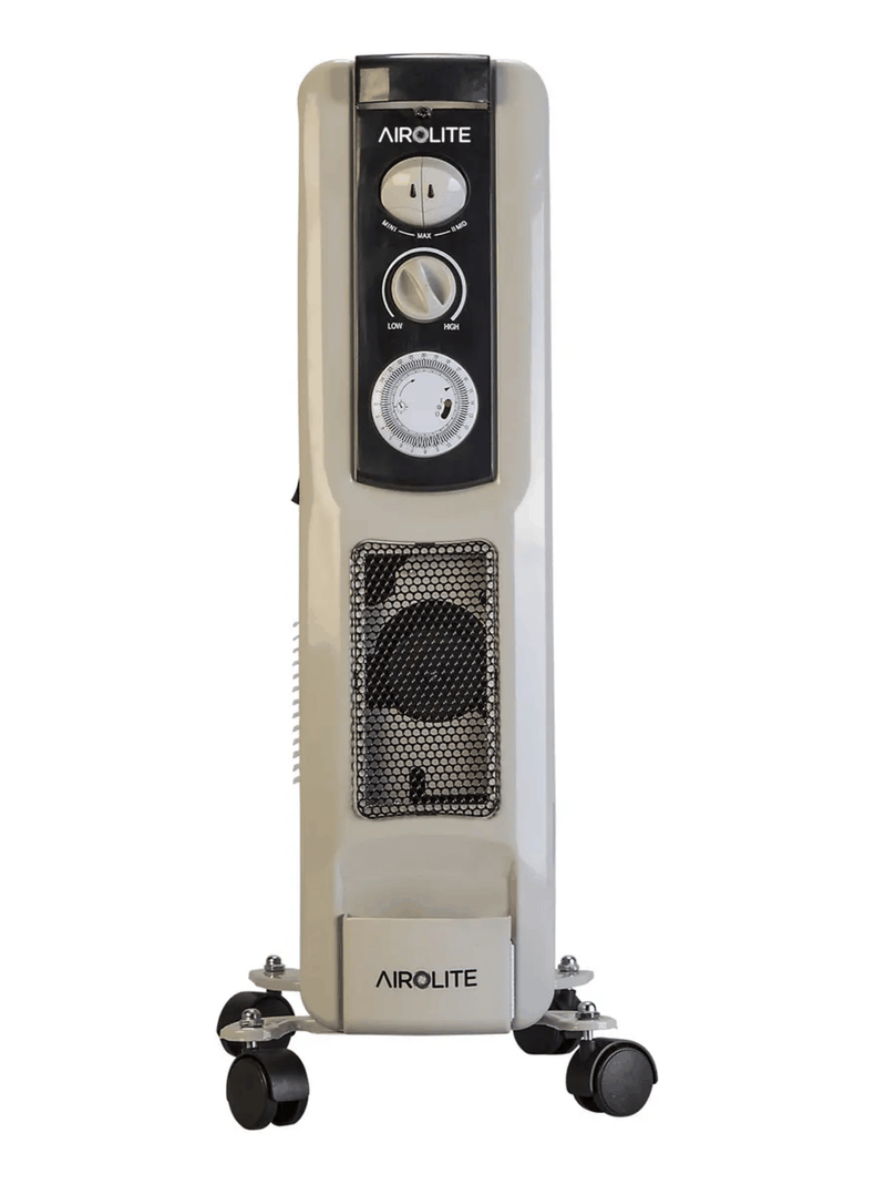 Radiador Oleoelectrico Airolite 1500w Con Turboventilador Gris