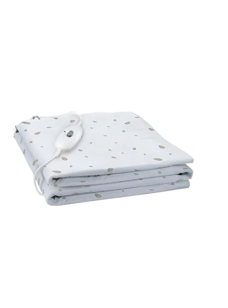 Calientacama Matrimonial Kendal Blanco 2 Niveles 150x160cm-3