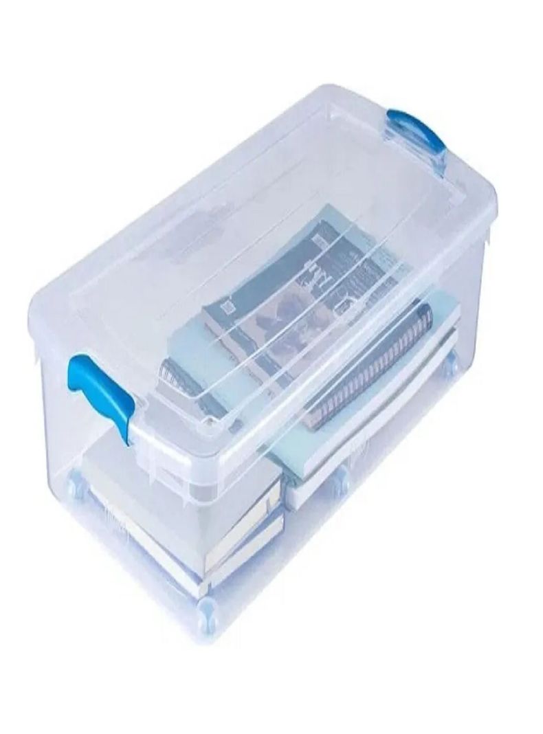 Caja Organizadora Bajo Cama 36 Litros Con Ruedas Wenco
