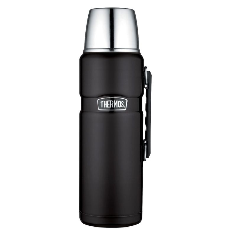 Termo Liquido Thermos King 2.0L Acero inoxidable Negro-0