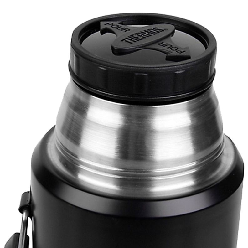 Termo Liquido Thermos King 2.0L Acero inoxidable Negro-1