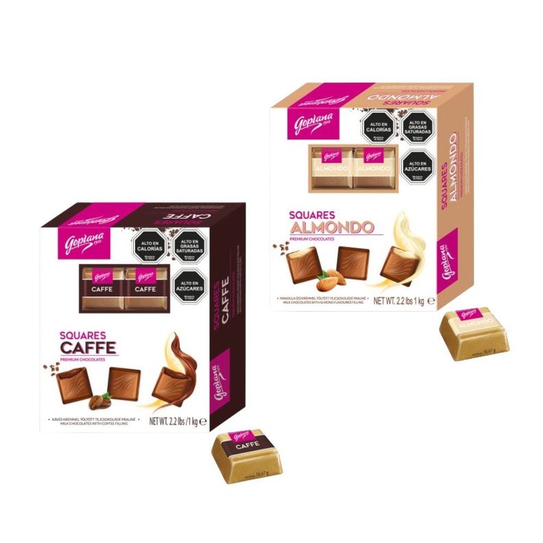 Pack Chocolates Bombón  Goplana Cafe 1 kg + 1  Almendra 1Kg-0