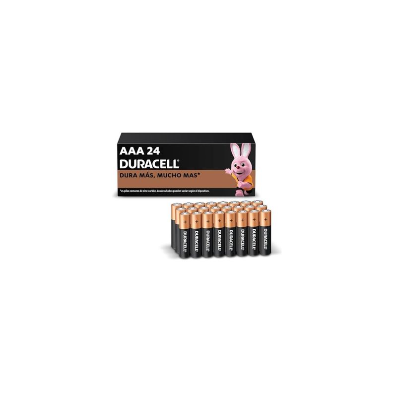 Pila Alcalina Duracell AAA x 24-1