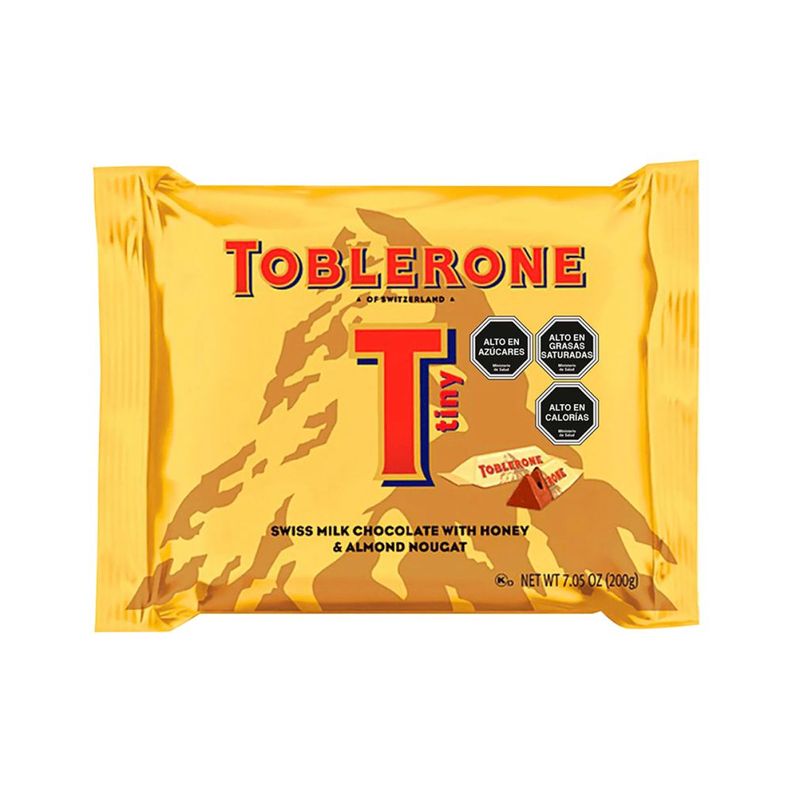 Pack 4 Bolsas Chocolate Toblerone Mini Leche 200 gr.-1