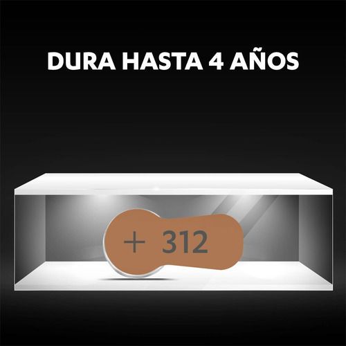 Pack 60 Pilas Duracell Audífono Tamaño 312/Superstore-2