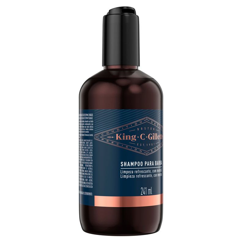Shampoo Para Barba Gillette King C 241ml-0