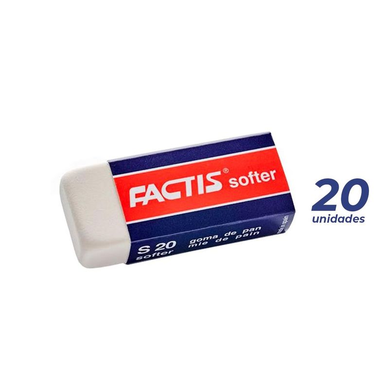 Goma de borrar Factis 20 unidades-1