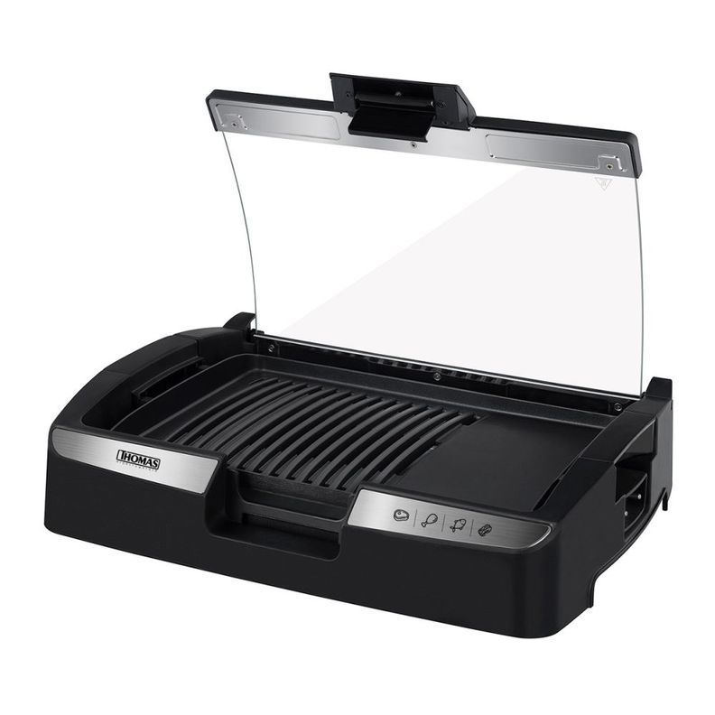 Parrilla Electrica Thomas 1800 W Con Tapa-0