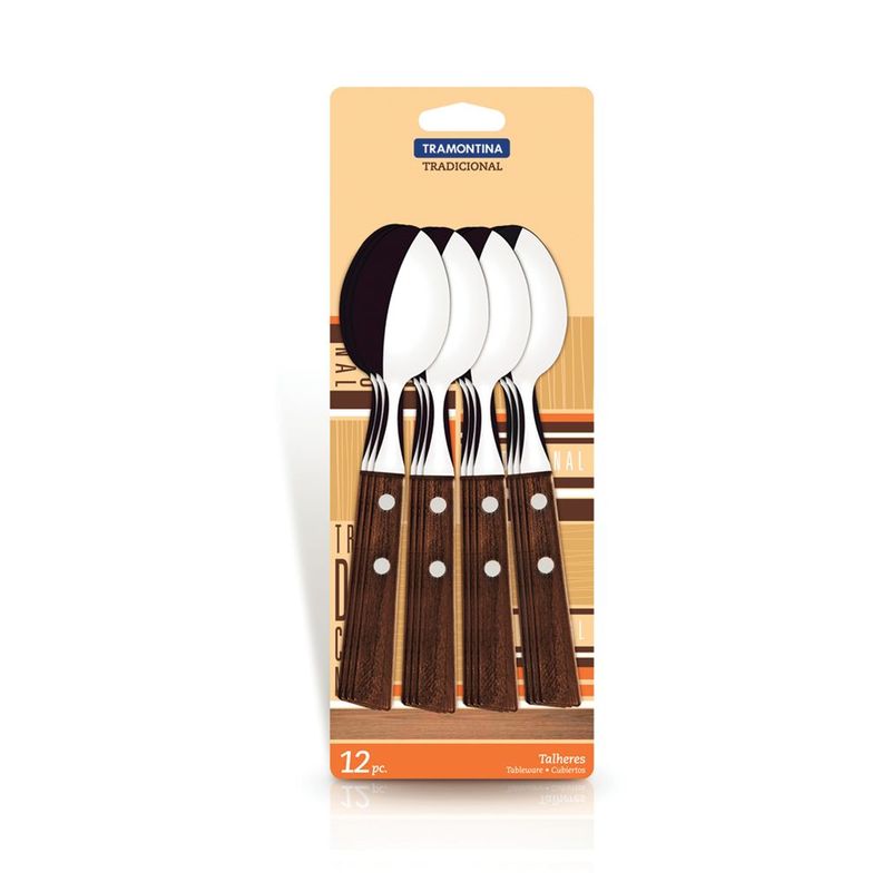 Set Cuchara Tramontina Tradicional Madera X12un / Superstore-0