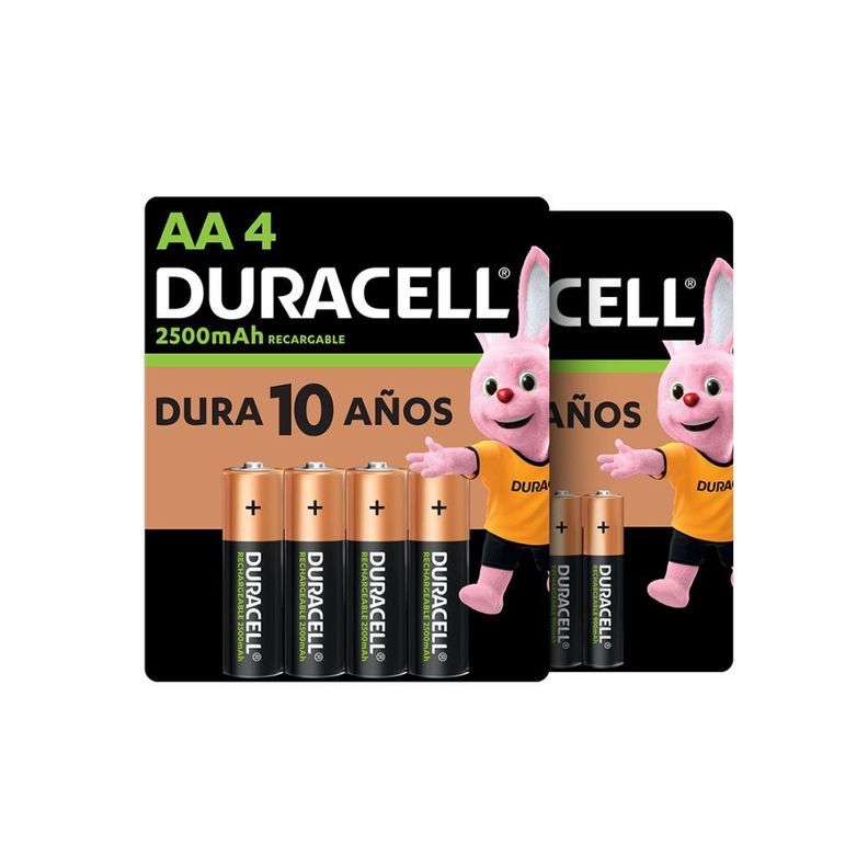 Pack Pilas recargables Duracell AAAx4 + AAx4 / Superstore-0