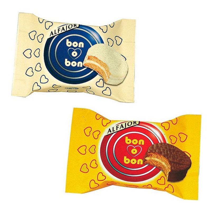 Pack 80 Alfajores Bon Bon Blanco / Leche-0