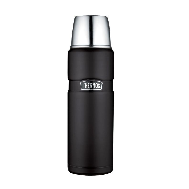 Termo Liquido Thermos King 470ml Acero inoxidable Negro-0
