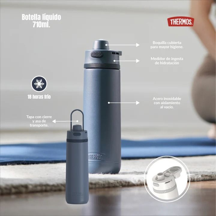 Thermos Botella Guardian 710ml Acero Inoxidable Azul-3