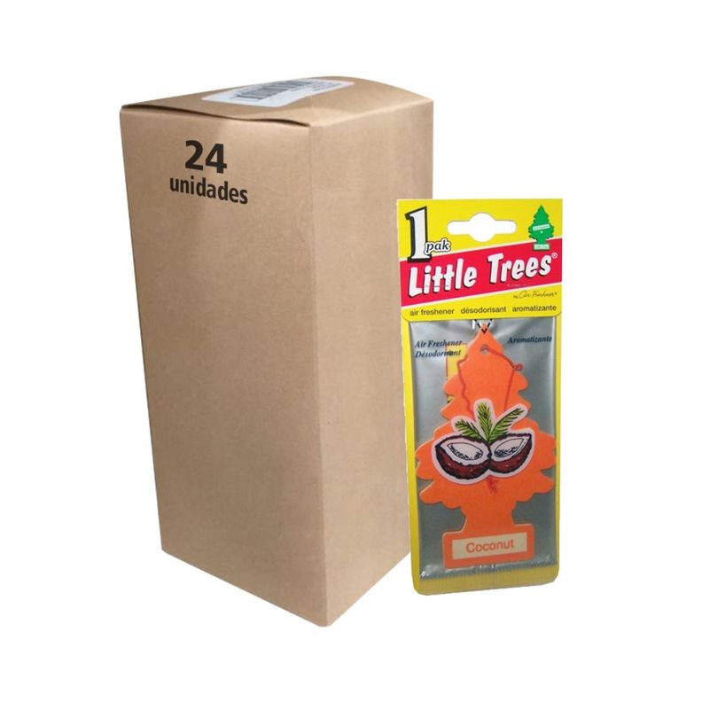Pack 24 Pinos Aromáticos Little Trees Aroma Coco-0
