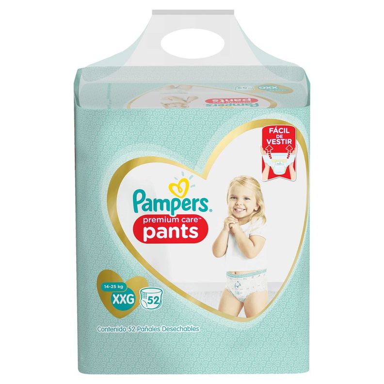 Pampers Pañal Pants Premium Care XXG x 52 Uds-0