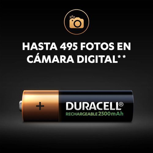 Pack 12 Pilas Recargables Duracell Tamaño Aa/Superstore-5