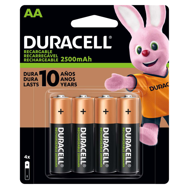 Pack 12 Pilas Recargables Duracell Tamaño Aa/Superstore-0