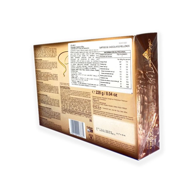 Pack 6 Estuche Bombones Creations Golden Solidarnosc 228g-5