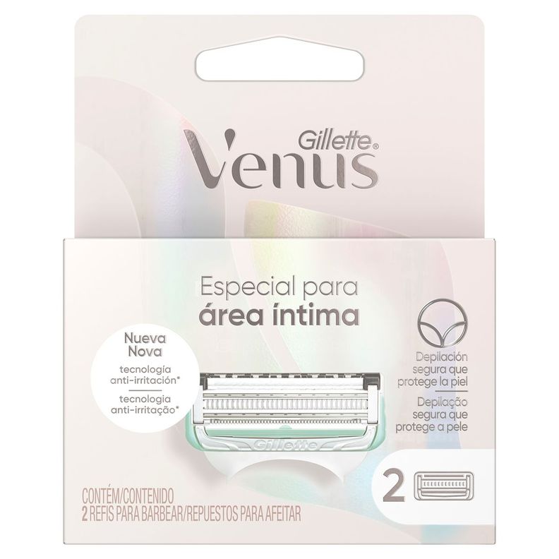 Repuestos Máquina de Afeitar Gillette Venus Intima X 2ud-0