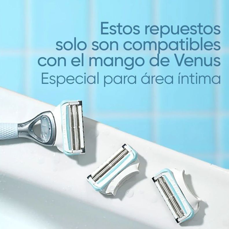 Repuestos Máquina de Afeitar Gillette Venus Intima X 2ud-2