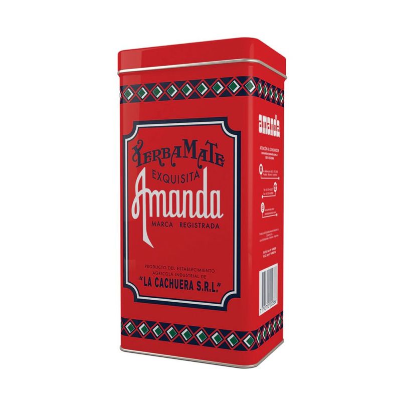 Lata Yerba Mate Amanda Sabor Tradicional 500 gr-2