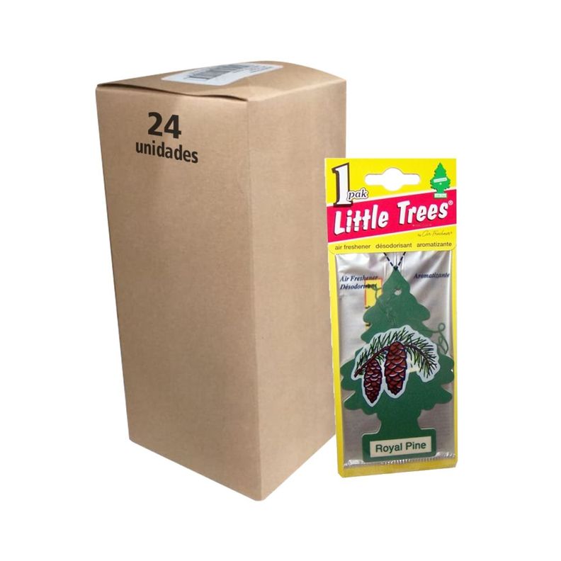 Pack 24 Pinos Aromáticos Little Trees Aroma Pino Real-0