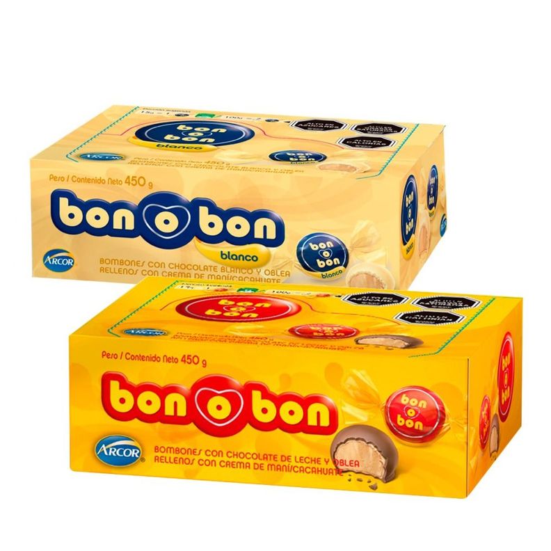 Pack 60 Bon o Bon Blanco / Leche 15 Gr-0